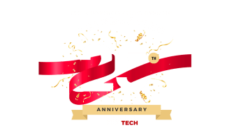 in business for 25 years anniversary logo